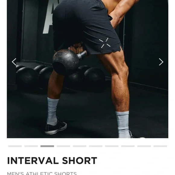 Men's Turquoise Athletic Shorts - Picture 10 of 11